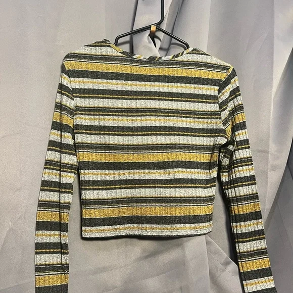 Eclipse Multicolor Striped Button-Up Top - Picture 3 of 3